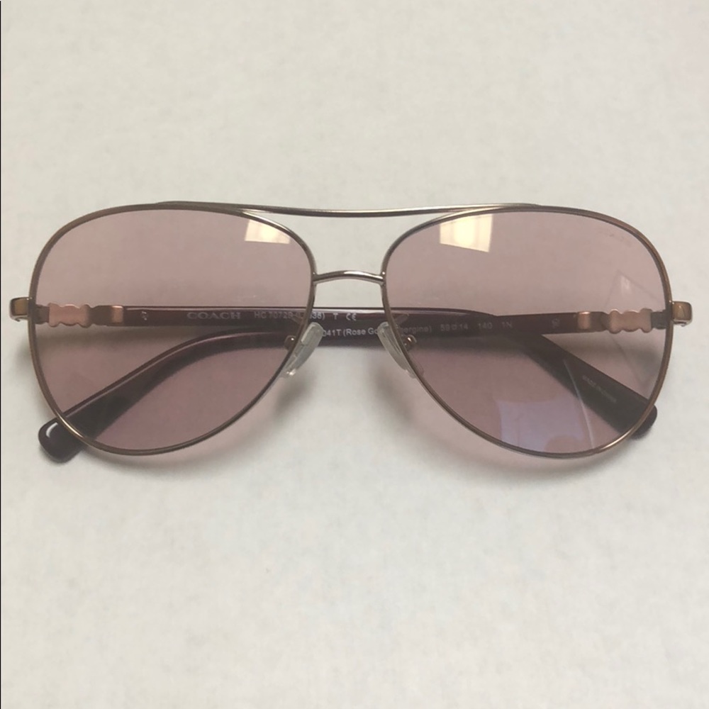 BRAND NEW Rose Pink Coach Sunglasses